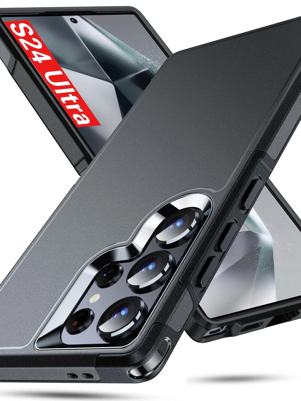 For Samsung S24 Ultra Phone - Black Protective Phone Case